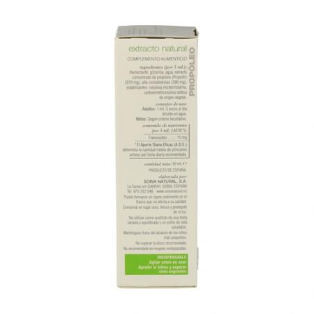 EXTRACTO DE PROPÓLEO 50ML. SORIA NATURAL EXTRACTO DE PROPÓLEO 50ML. SORIA NATURAL