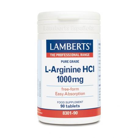 L-ARGININA 1000 MG (90 CAPS). LAMBERTS L-ARGININA 1000 MG (90 CAPS). LAMBERTS