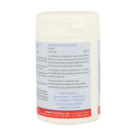 L-ARGININA 1000 MG (90 CAPS). LAMBERTS L-ARGININA 1000 MG (90 CAPS). LAMBERTS