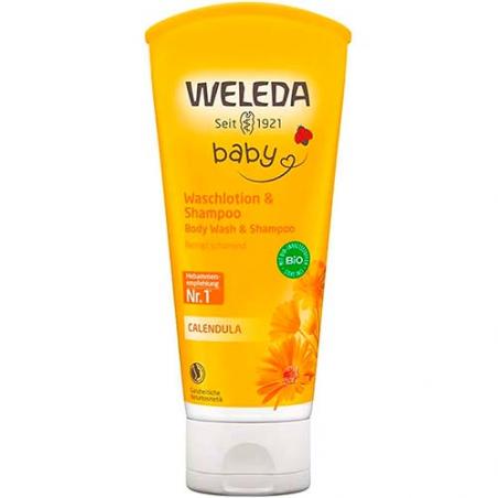 CHAMPÚ Y GEL DUCHA CALÉNDULA BEBÉ 200 ML. WELEDA CHAMPÚ Y GEL DUCHA CALÉNDULA BEBÉ 200 ML. WELEDA