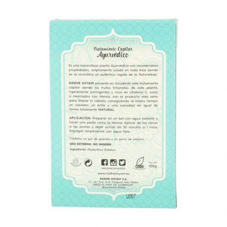 AMLA.TRATAMIENTO CAPILAR AYURVEDICO. RADHE SHYAM AMLA.TRATAMIENTO CAPILAR AYURVEDICO. RADHE SHYAM