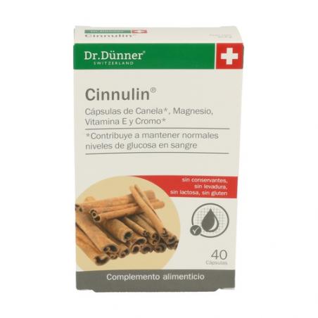 CANELA CON CINNULIN (40 Cápsulas). DR DUNNER CANELA CON CINNULIN (40 Cápsulas). DR DUNNER