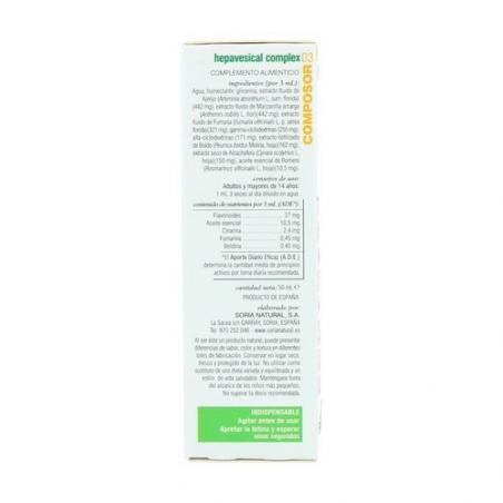 COMPOSOR 3 - HEPAVESICAL COMPLEX. SORIA NATURAL COMPOSOR 3 - HEPAVESICAL COMPLEX. SORIA NATURAL