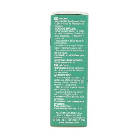 ACEITE ESENCIAL DE ÁRBOL DE TÉ (15 ML). MARNYS ACEITE ESENCIAL DE ÁRBOL DE TÉ (15 ML). MARNYS