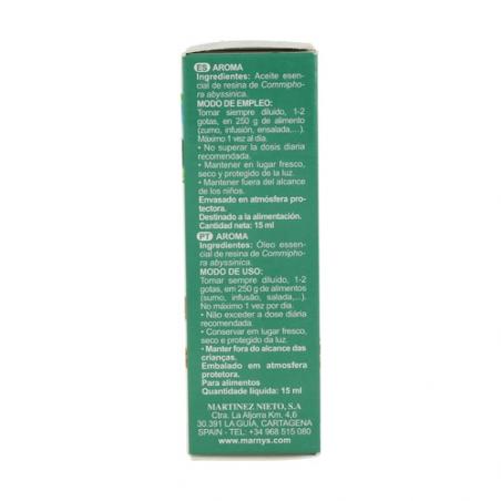 ACEITE ESENCIAL DE MIRRA (15 ML). MARNYS ACEITE ESENCIAL DE MIRRA (15 ML). MARNYS