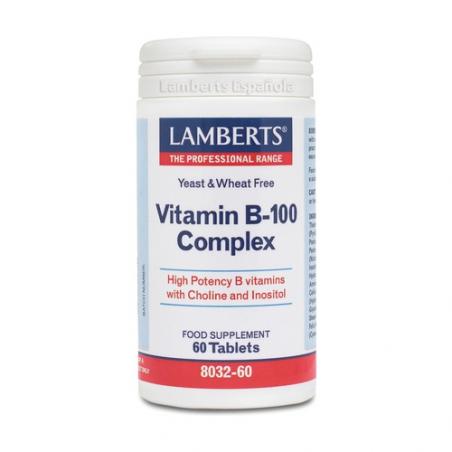 COMPLEJO VITAMINA B100 (60 TABS). LAMBERTS COMPLEJO VITAMINA B100 (60 TABS). LAMBERTS