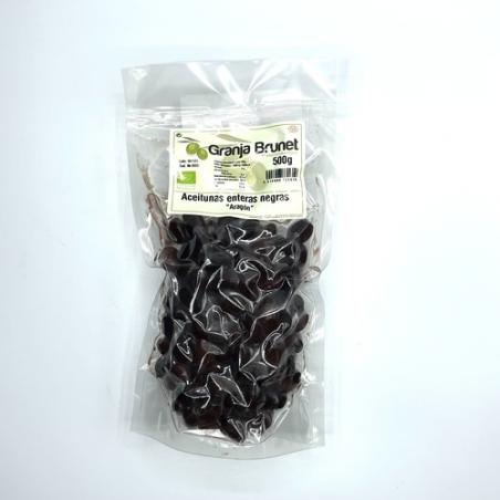 ACEITUNA ENTERA NEGRA ARAGÓN 500GR BOLSA. BRUNET ACEITUNA ENTERA NEGRA ARAGÓN 500GR BOLSA. BRUNET