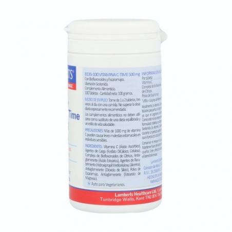 VITAMINA C 500 MG. 100 TB. LAMBERTS VITAMINA C 500 MG. 100 TB. LAMBERTS