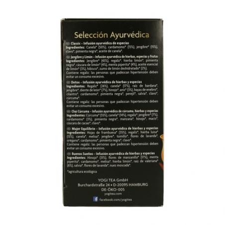 YOGI TEA SELECCIÓN 18 BOLSITAS YOGI TEA SELECCIÓN 18 BOLSITAS