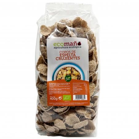 COPOS DE ESPELTA CRUJIENTES BIO 400GR. ECOMAÑO COPOS DE ESPELTA CRUJIENTES BIO 400GR. ECOMAÑO