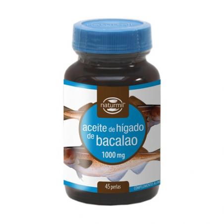 ACEITE HIGADO BACALAO 1000MG 45 PERLAS. NATURMIL ACEITE HIGADO BACALAO 1000MG 45 PERLAS. NATURMIL