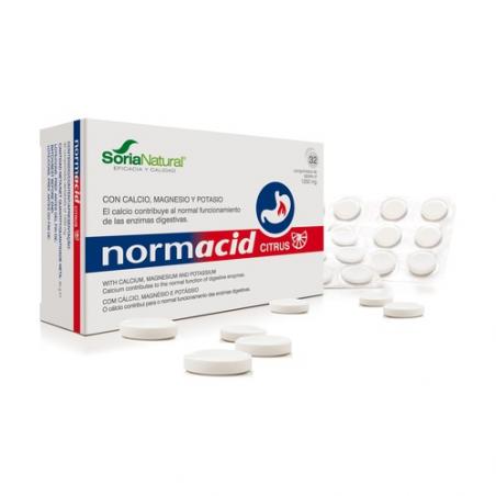 NORMACID CITRUS 32 COMPRIMIDOS. SORIA NATURAL NORMACID CITRUS 32 COMPRIMIDOS. SORIA NATURAL
