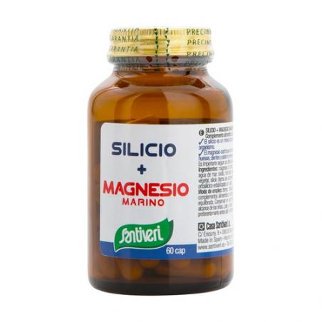 SILICIO + MAGNESIO MARINO 60 CAP. SANTIVERI SILICIO + MAGNESIO MARINO 60 CAP. SANTIVERI