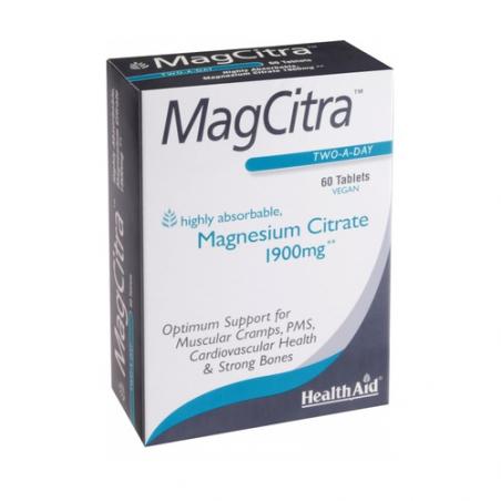 MAGCITRA (60 COMPRIMIDOS) HEALTH AID MAGCITRA (60 COMPRIMIDOS) HEALTH AID