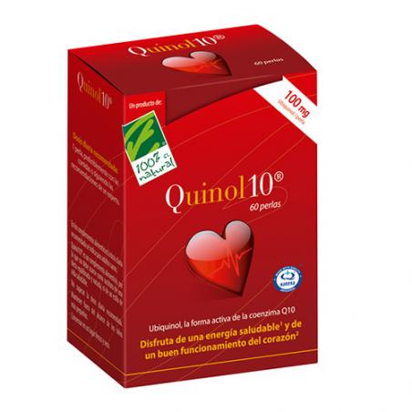 QUINOL 10 100mg 30 PERLAS. CIEN POR CIEN NATURAL QUINOL 10 100mg 30 PERLAS. CIEN POR CIEN NATURAL
