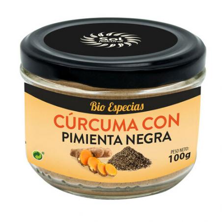 CURCUMA CON PIMIENTA NEGRA 100G. SOL NATURAL CURCUMA CON PIMIENTA NEGRA 100G. SOL NATURAL