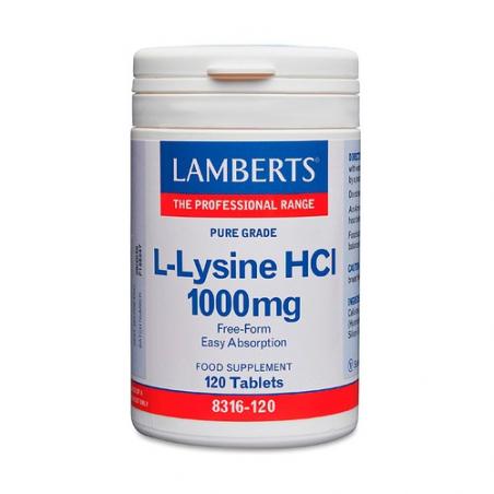 L-LYSINE LISINA 1000 MG 120 TB. LAMBERTS L-LYSINE LISINA 1000 MG 120 TB. LAMBERTS