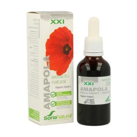 EXTRACTO DE AMAPOLA 50 ml. SORIA NATURAL EXTRACTO DE AMAPOLA 50 ml. SORIA NATURAL
