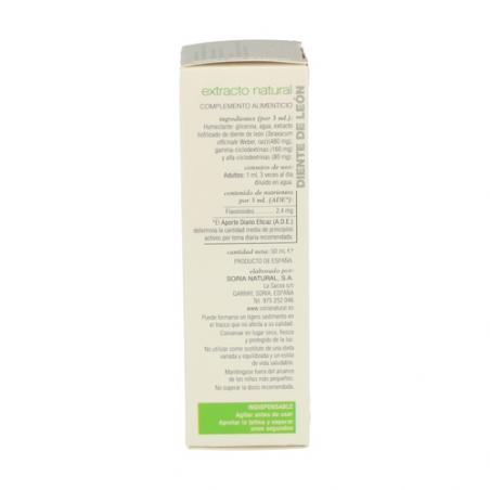 EXTRACTO DE DIENTE DE LEON 50 ml. SORIA NATURAL EXTRACTO DE DIENTE DE LEON 50 ml. SORIA NATURAL