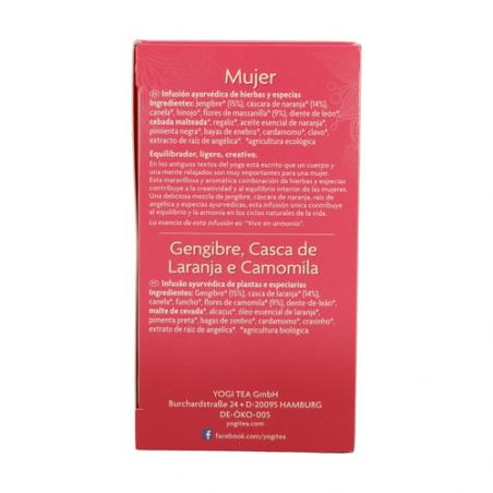 YOGI TEA MUJER 17 BOLSITAS YOGI TEA MUJER 17 BOLSITAS