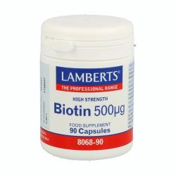 BIOTINA 500 UG 90 CAP. LAMBERTS