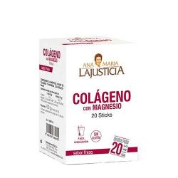 COLAGENO CON MAGNESIO 20 STICKS FRESA. AML