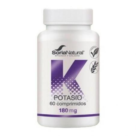 POTASIO 180 MG. 60 COMPRIMIDOS. SORIA POTASIO 180 MG. 60 COMPRIMIDOS. SORIA