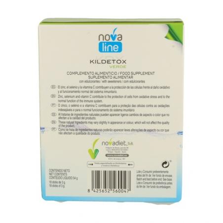 KILDETOX 18 SOBRES. NOVADIET KILDETOX 18 SOBRES. NOVADIET