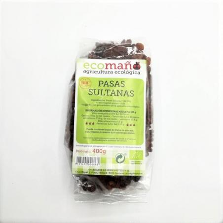 PASAS SULTANAS 400G. ECOMAÑO PASAS SULTANAS 400G. ECOMAÑO