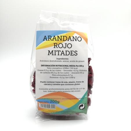ARANDANO ROJO MITADES 200G. GALENATUR ARANDANO ROJO MITADES 200G. GALENATUR
