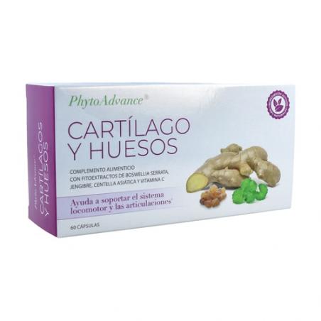CARTILAGO Y HUESOS 60 CÁPSULAS. PHYTOADVANCE CARTILAGO Y HUESOS 60 CÁPSULAS. PHYTOADVANCE