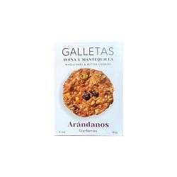 GALLETAS AVENA ARANDANO 180 GR SIERRA ECO FOODS