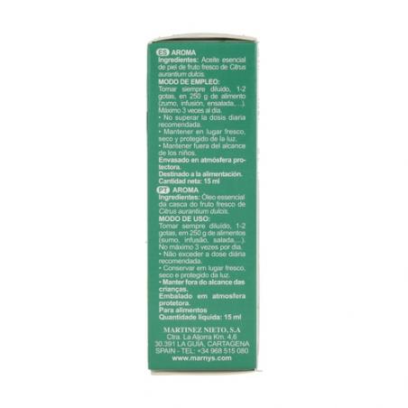 ACEITE ESENCIAL DE NARANJA (15 ML). MARNYS ACEITE ESENCIAL DE NARANJA (15 ML). MARNYS