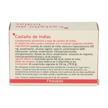 CASTAÑO DE INDIAS 60 COMP. ELADIET CASTAÑO DE INDIAS 60 COMP. ELADIET