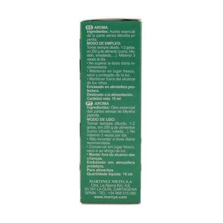 ACEITE ESENCIAL DE MENTA PIPERITA (15 ML). MARNYS ACEITE ESENCIAL DE MENTA PIPERITA (15 ML). MARNYS