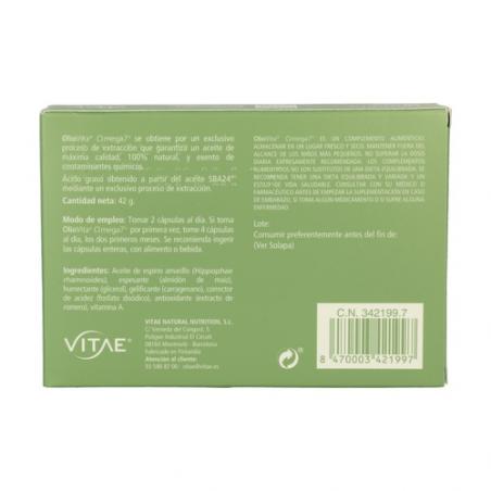 OLIOVITA OMEGA 7 60 CAPSULAS. VITAE OLIOVITA OMEGA 7 60 CAPSULAS. VITAE