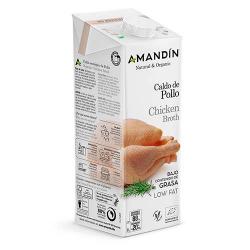CALDO DE POLLO 1L. AMANDIN