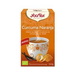 YOGI TE CÚRCUMA NARANJA 17 BOLSITAS. YOGI TEA