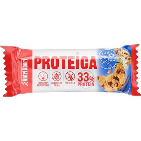 BARRITA PROTEICA VAINILLA COOKIES . NUTRISPORT BARRITA PROTEICA VAINILLA COOKIES . NUTRISPORT