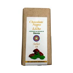 CHOCOLATE NEGRO CON LECHE 100GR. SALUZ 33