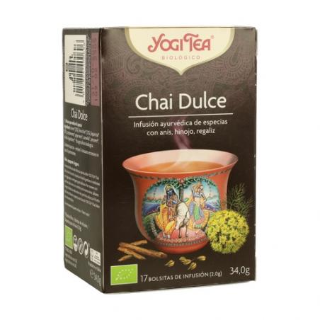YOGI TEA CHAI DULCE ECO 17 BOLSITAS YOGI TEA CHAI DULCE ECO 17 BOLSITAS