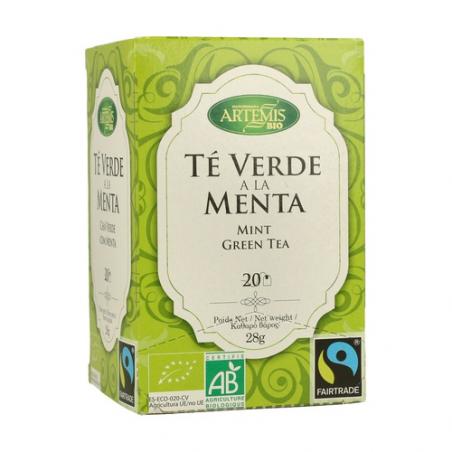 TÉ VERDE A LA MENTA ECO 20 FILTROS. ARTEMIS TÉ VERDE A LA MENTA ECO 20 FILTROS. ARTEMIS