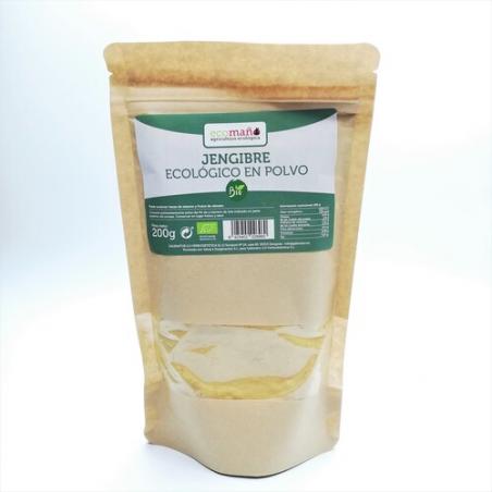 JENGIBRE ECOLÓGICO 200 GR. ECOMAÑO JENGIBRE ECOLÓGICO 200 GR. ECOMAÑO