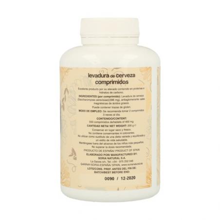 LEVADURA CERVEZA 500 COMP. SORIA NATURAL LEVADURA CERVEZA 500 COMP. SORIA NATURAL