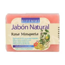 JABON ROSA MOSQUETA 100 GR. BIFEMME