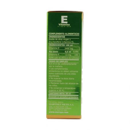 VITAMINA E LÍQUIDA (30 ML.). MARNYS VITAMINA E LÍQUIDA (30 ML.). MARNYS