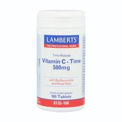 VITAMINA C 500 MG. 100 TB. LAMBERTS