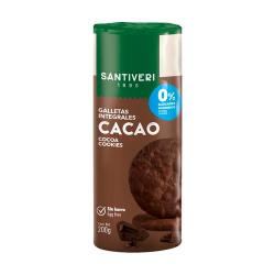 GALLETA INTEGRAL CACAO 0% 200 GR.  SANTIVERI