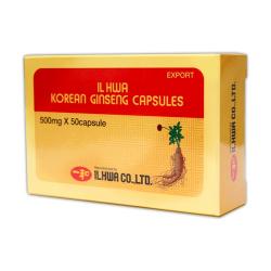 IL HWA KOREAN GINSENG CAPSULES 50 CAPS. TONGIL