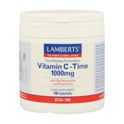 VITAMINA C 1000MG LIBERACIÓN SOSTENIDA 180CAPS.